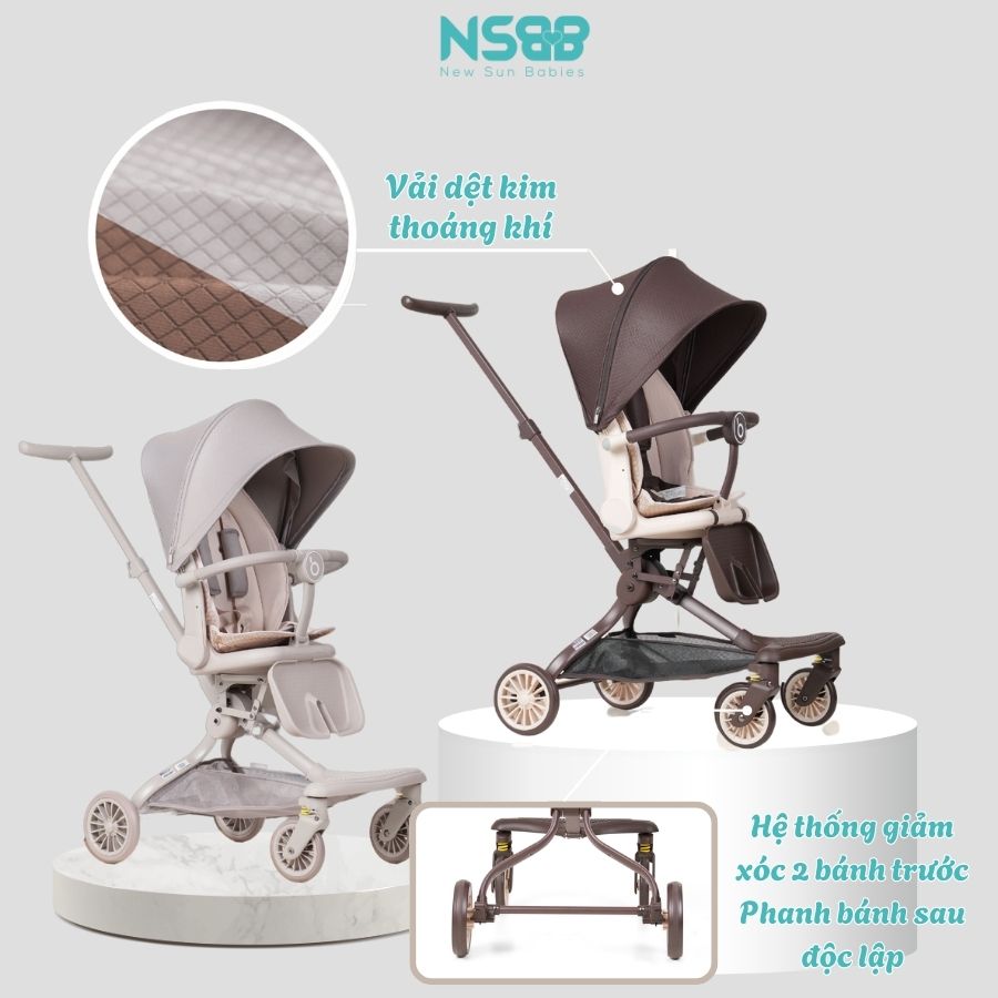 Xe đẩy gấp gọn Baobaohao V22-A