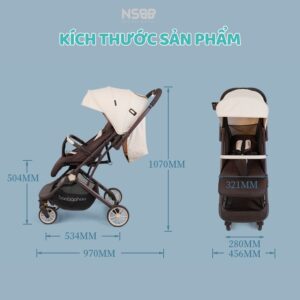 Xe đẩy gấp gọn Baobaohao Y8