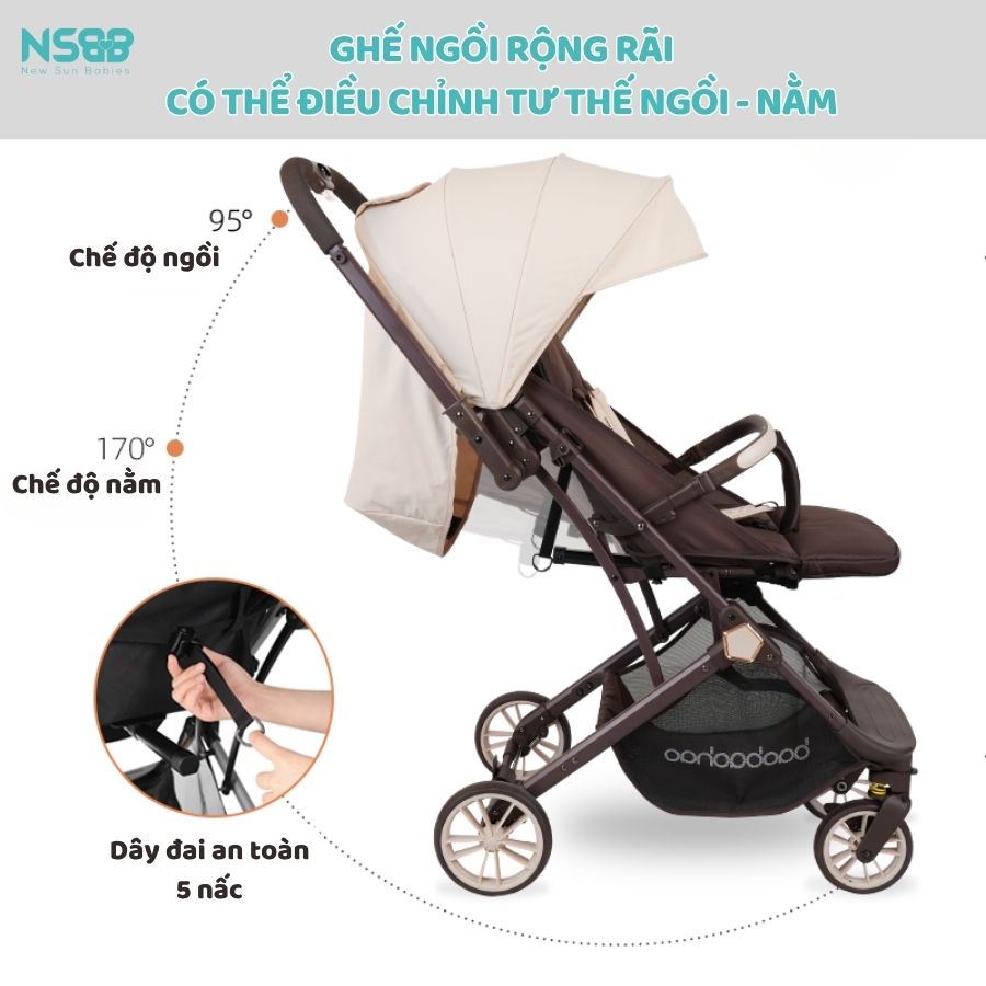 Xe đẩy gấp gọn Baobaohao Y8
