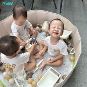 Bể bóng bể bơi cho bé Pakey 2in1