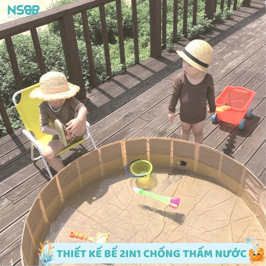 Bể bóng bể bơi cho bé Pakey 2in1
