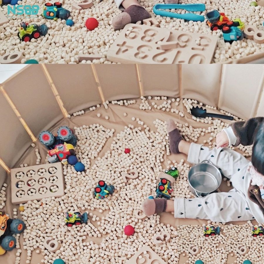 Bể bóng bể bơi cho bé Pakey 2in1