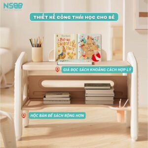 Bộ bàn học + bảng vẽ cho bé YY02-YY03