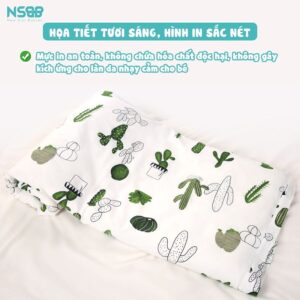 Bộ ga nệm nôi cũi gỗ