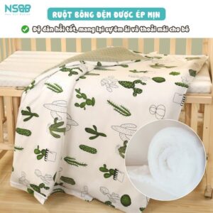 Bộ ga nệm nôi cũi gỗ