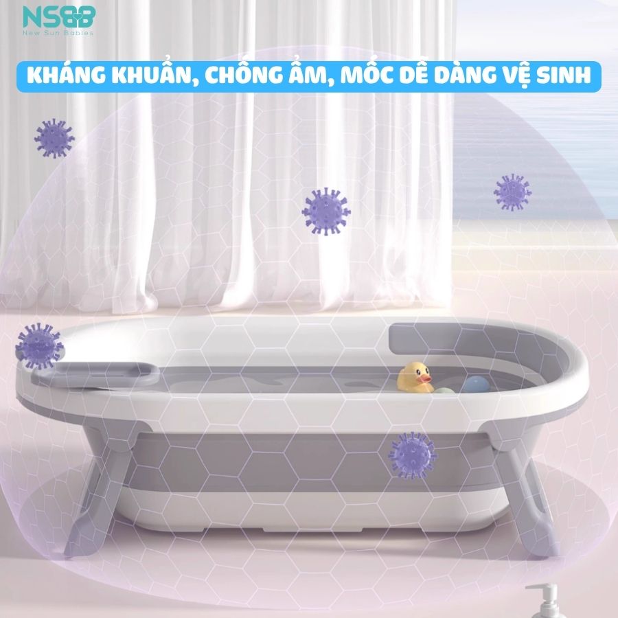 Chậu tắm Pakey có nhiệt kế P-CT03