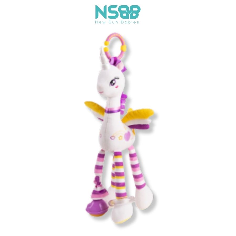 Đồ chơi treo nôi Happy Monkey THM278 kỳ lân trắng