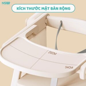 Ghế ăn dặm đa năng đứng bếp cho bé Pakey C003