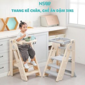 Ghế ăn dặm đa năng đứng bếp cho bé Pakey C003