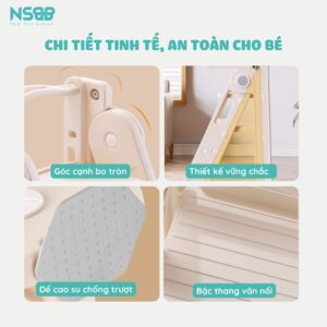 Ghế ăn dặm đa năng đứng bếp cho bé Pakey C003