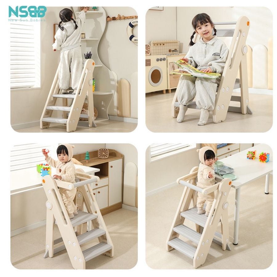 Ghế ăn dặm đa năng đứng bếp cho bé Pakey C003