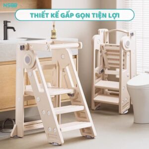 Ghế ăn dặm đa năng đứng bếp cho bé Pakey C003