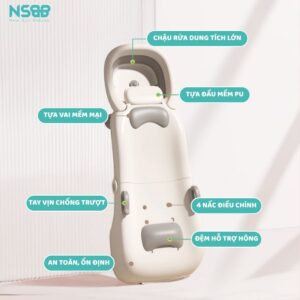 Ghế gội đầu cho bé Pakey P-GD02