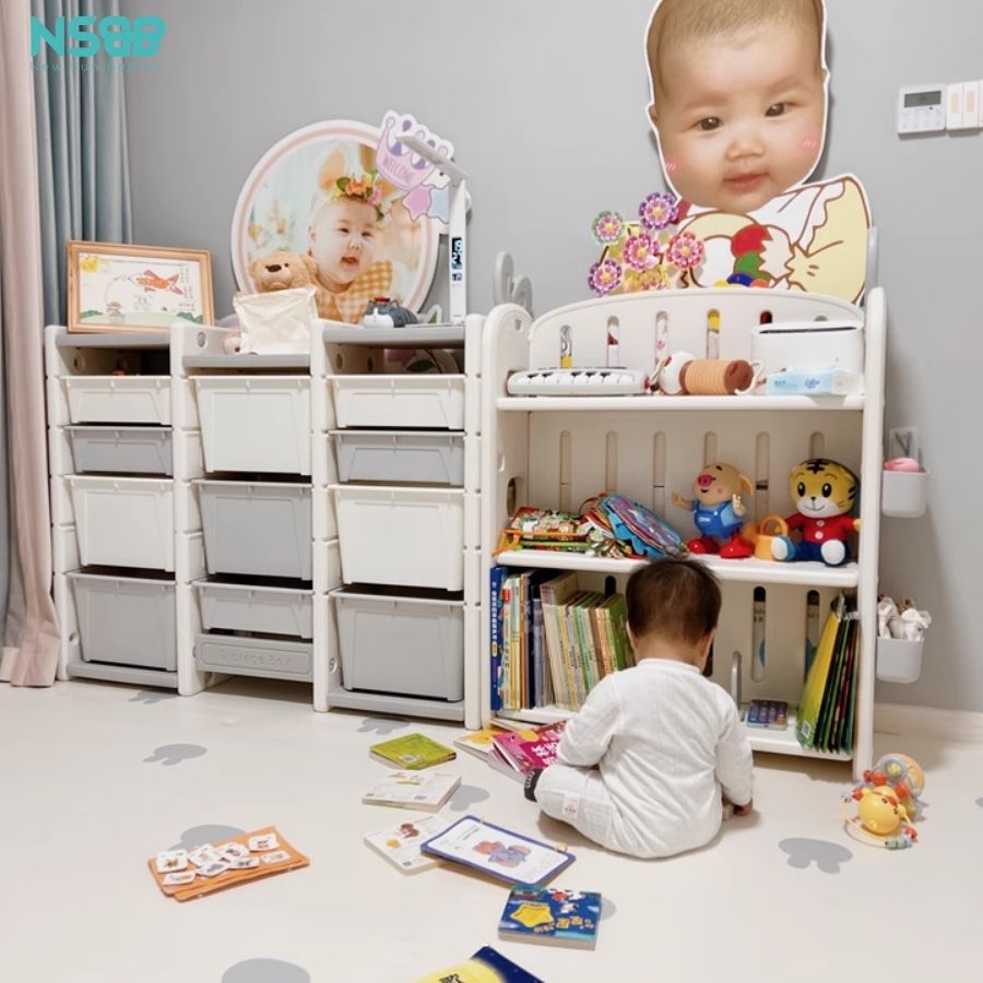 Kệ để đồ đa năng cho bé Aba