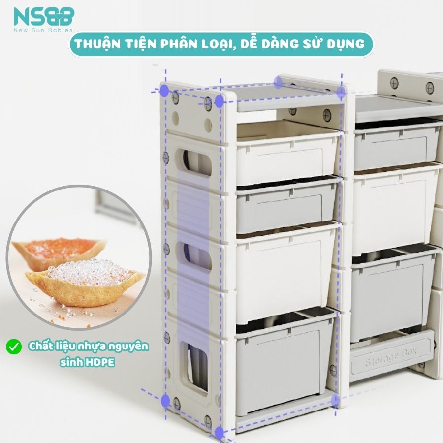 Kệ để đồ đa năng cho bé Aba