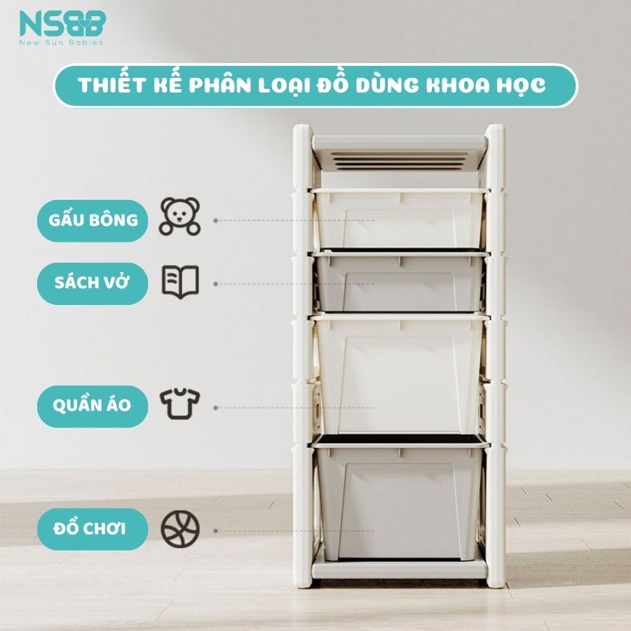 Kệ để đồ đa năng cho bé Aba