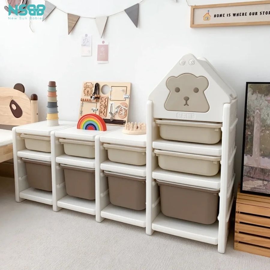 Kệ đồ chơi Pakey gấu E001