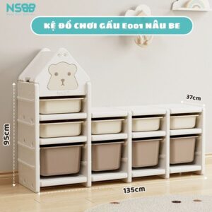 Kệ đồ chơi Pakey gấu E001