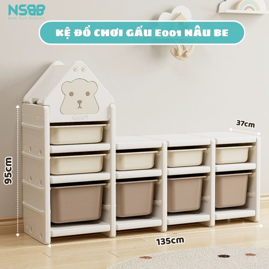 Kệ đồ chơi Pakey gấu E001