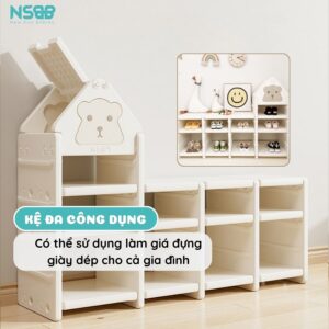 Kệ đồ chơi Pakey gấu E001