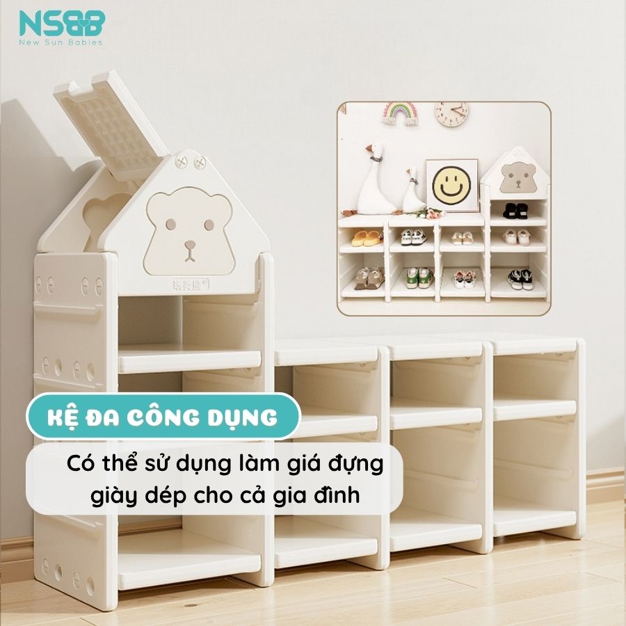 Kệ đồ chơi Pakey gấu E001