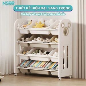 Kệ để đồ đa năng cho bé Mickey Pakey E004