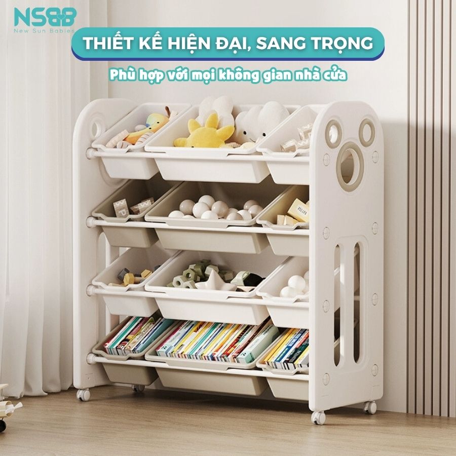 Kệ để đồ đa năng cho bé Mickey Pakey E004