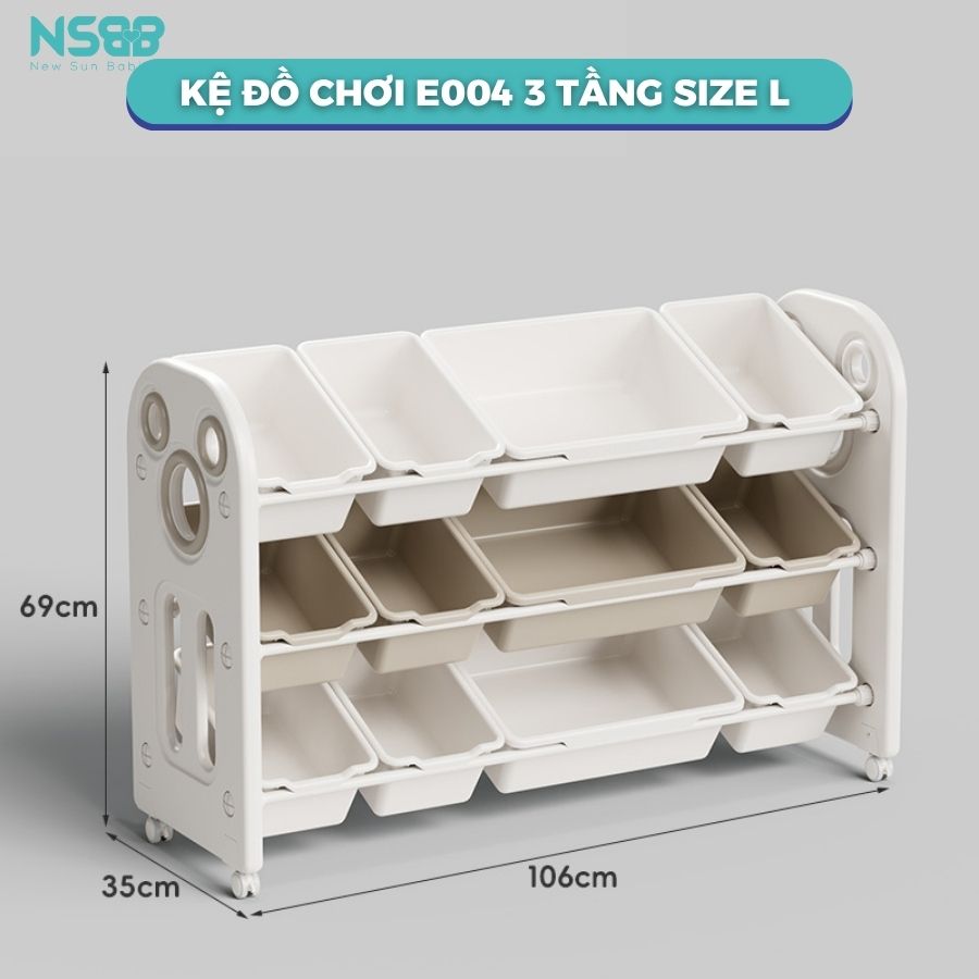 Kệ để đồ đa năng cho bé Mickey Pakey E004