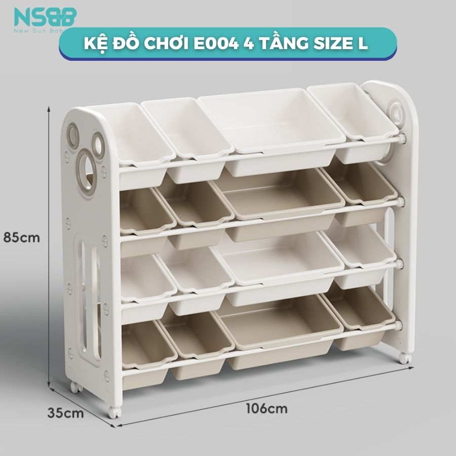 Kệ để đồ đa năng cho bé Mickey Pakey E004