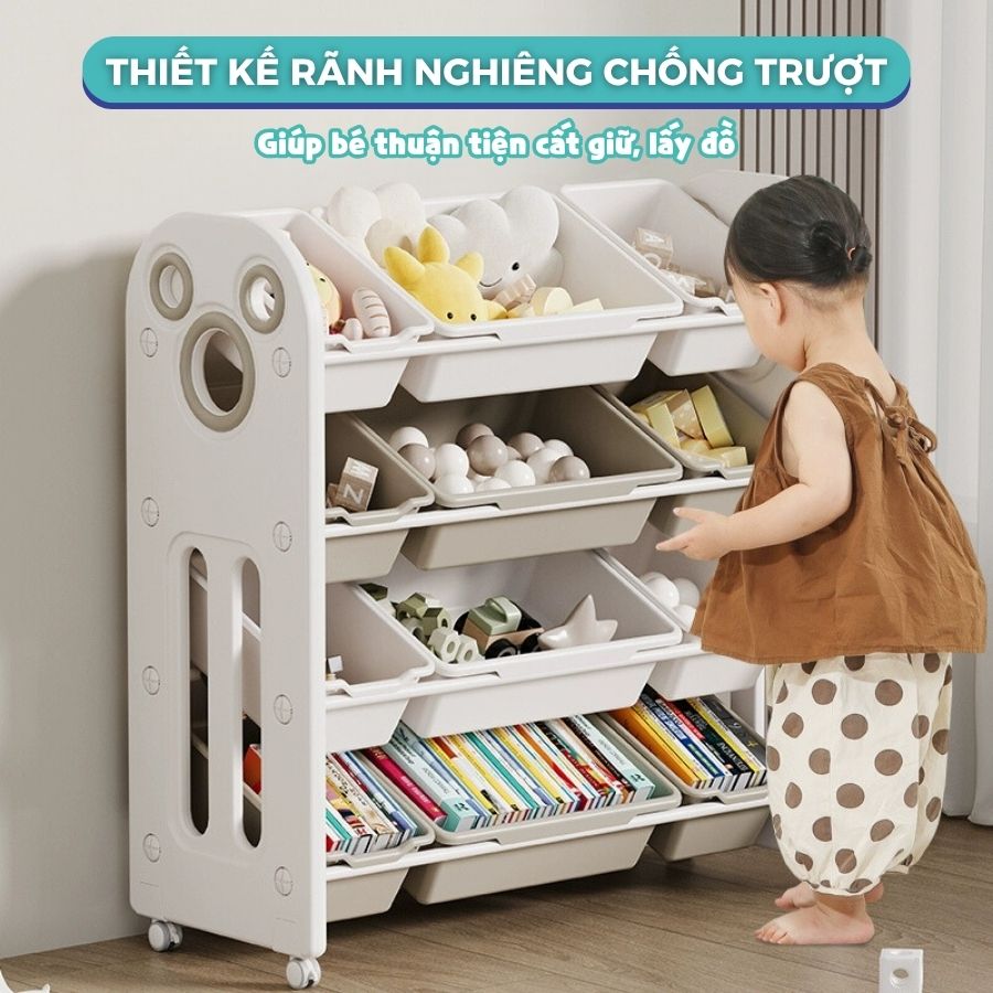 Kệ để đồ đa năng cho bé Mickey Pakey E004