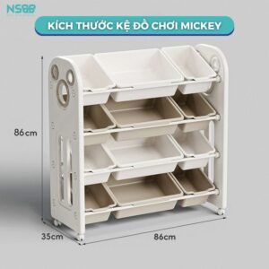 Kệ để đồ đa năng cho bé Mickey Pakey E004