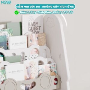 Kệ sách cho bé hình cây thông Pakey GS04