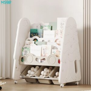 Kệ sách cho bé hình cây thông Pakey GS04