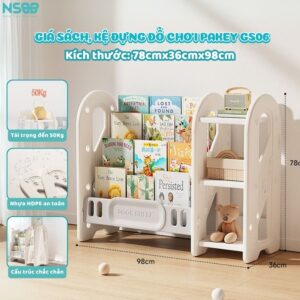 Kệ giá sách cho bé đa năng GS06 - GS08
