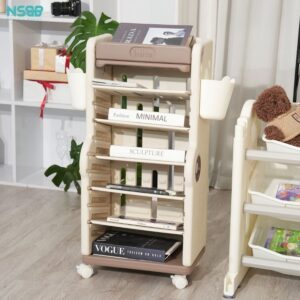 Kệ sách cho bé hình cá sấu Pakey GS05