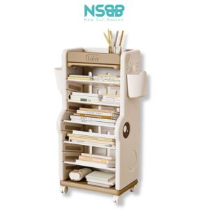 Kệ sách cho bé hình cá sấu Pakey GS05