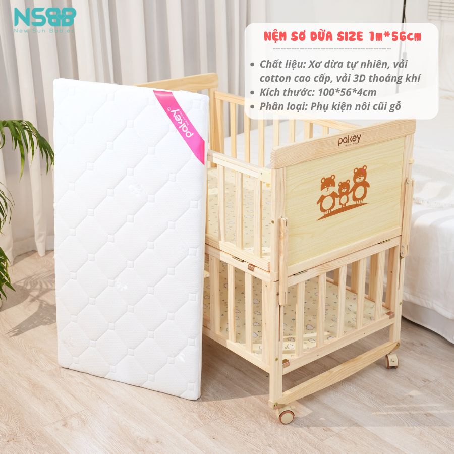 Nệm xơ dừa Pakey dày 4cm