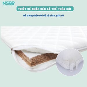 Nệm xơ dừa Pakey dày 4cm