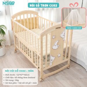 Nôi cũi cho bé đa năng Pakey CG02