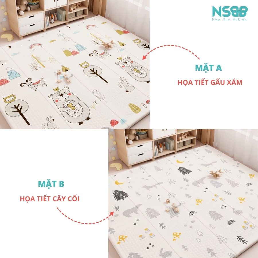 Thảm gập Pakey Premium XPE TH07, TH08, TH09, TH10