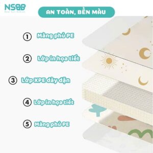 Thảm gập Pakey Premium XPE TH07, TH08, TH09, TH10