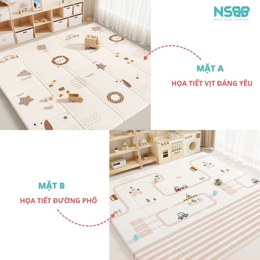 Thảm gập Pakey Premium XPE TH07, TH08, TH09, TH10