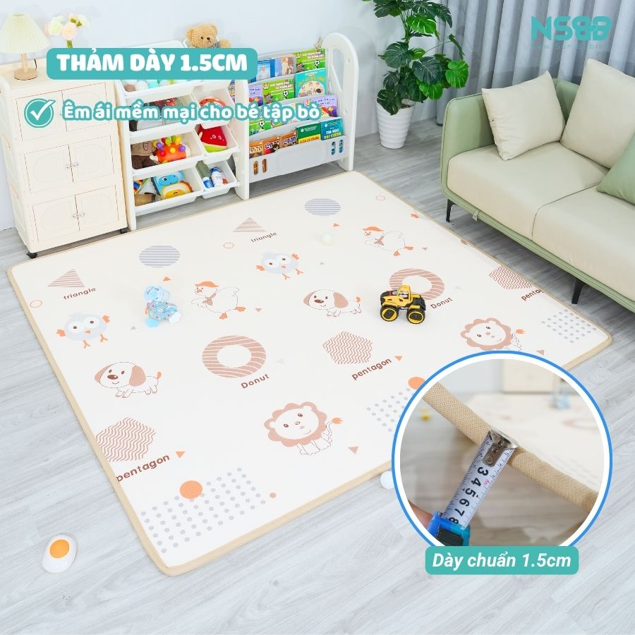 Thảm cuộn Pakey XPE TC08, TC09 1.5cm