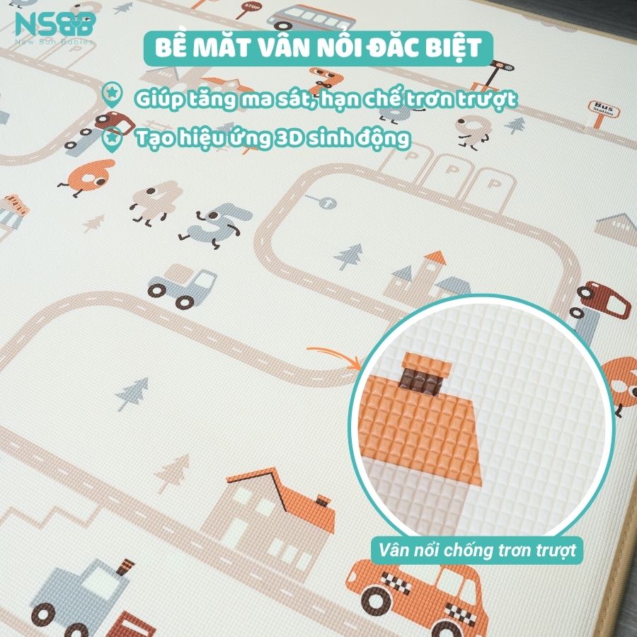 Thảm cuộn Pakey XPE TC08, TC09 1.5cm