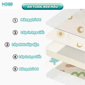 Thảm xốp Pakey XPE dày 1.5cm TH11 – TH13