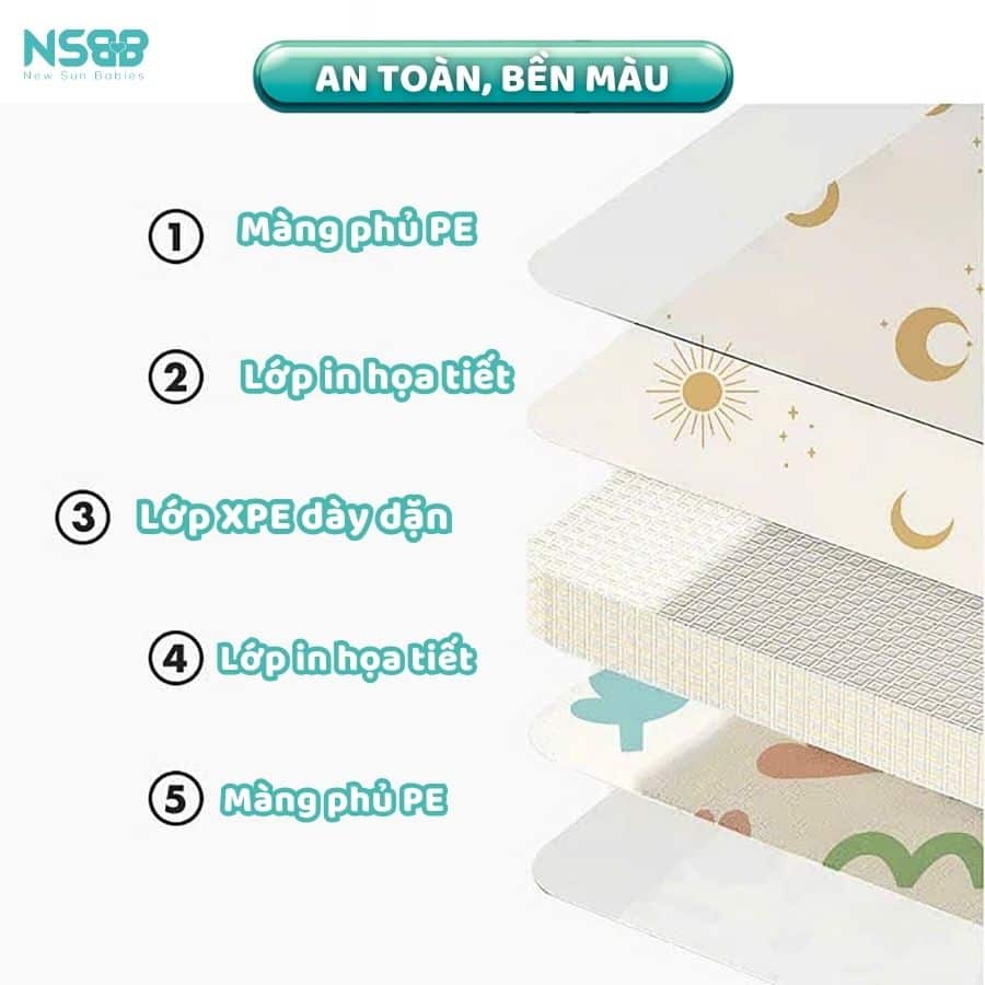 Thảm xốp Pakey XPE dày 1.5cm TH11 – TH13