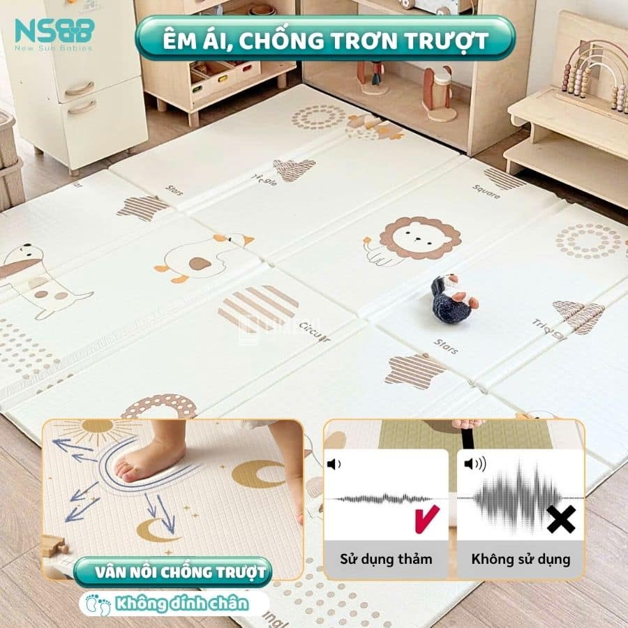 Thảm xốp Pakey XPE dày 1.5cm TH11 – TH13