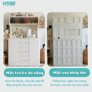 Tủ kệ đa năng Pakey E012