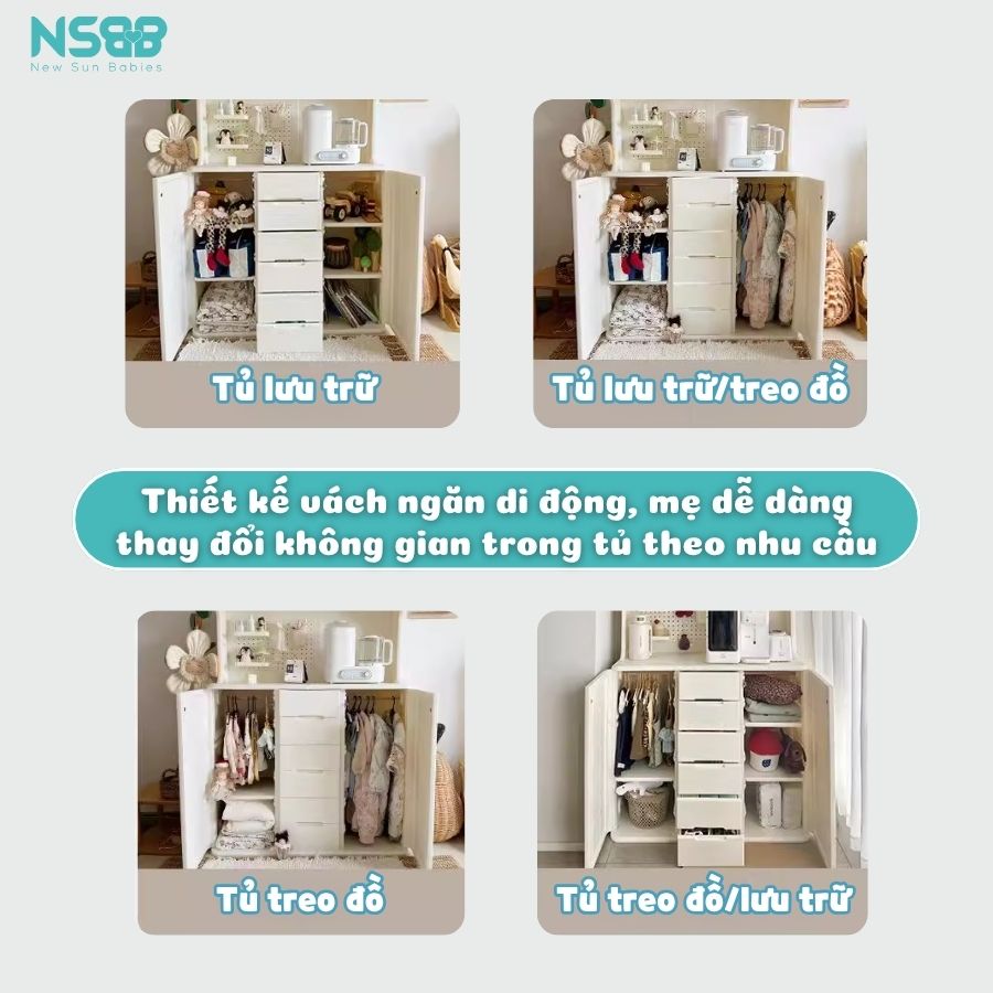 Tủ kệ đa năng Pakey E012