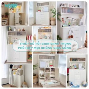 Tủ kệ đa năng Pakey E012